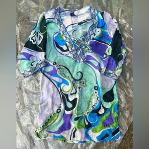 Emilio Pucci beach tunic Small